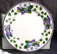 Dinner Plates Sweet Violets Nib