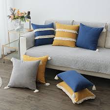 cotton linen cushion cover 30x50cm
