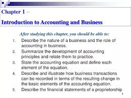 Introduction To Accounting And Business