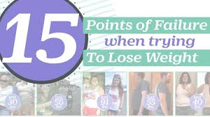15 points of weight loss failure xyngular