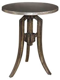 Round Metal Accent Table