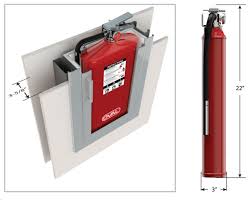 oval low profile fire extinguishers