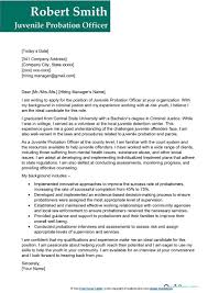 juvenile probation officer cover letter
