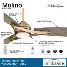 Minka Aire Molino 65 In Integrated Led