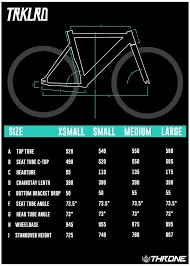 Trklrd Size Chart Throne Cycles