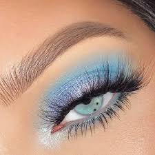 ideas for baby blue eyeshadow you