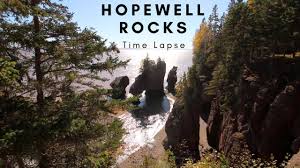 Bay Of Fundy Tides Time Lapse The Highest Tides In The World At Hopewell Rocks