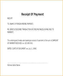Rental Payment Receipt Form 6 Rent Template Word Sample Document Uk