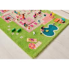 ivi playhouse 2 7 x 3 8 3 dimensional play rug in green