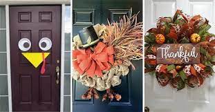 20 thanksgiving door decorating ideas