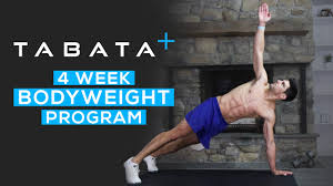 4 week bodyweight workout program no