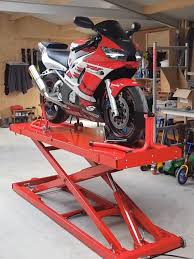 diy motorcycle lift plans for bike owners