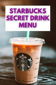 starbucks secret menu drinks 2024