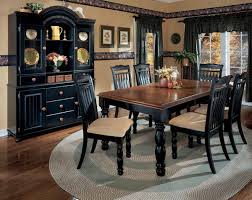 black dining room sets