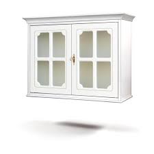 Wall Cabinet With 2 Glass Doors