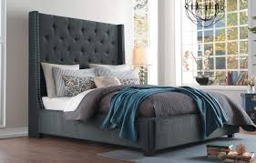 Fairborn Grey Upholstered Queen Bed