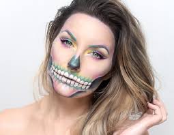 halloween tutorial colorful skull