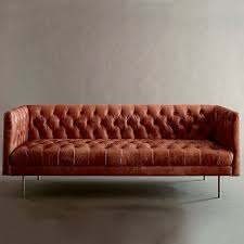 modern chesterfield leather sofa in