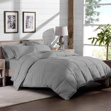 5 Piece Bed In A Bag Twin Comforter Set Light Grey Sheet Set Light Grey Walmart Com Walmart Com