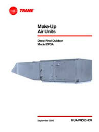 make up air units trane make up air