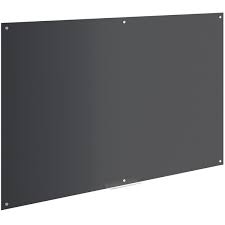 Black Glass Dry Erase Board