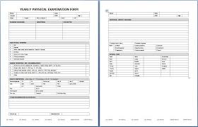 Sample Physical Exam Form Magdalene Project Org