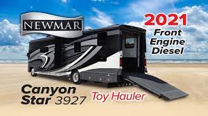 what toy haulers have the largest garages