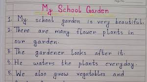 10 lines essay on my garden