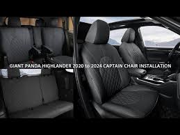 2024 Captain Chair Custom Seat Covers