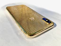 Most expensive gold plated iphone for millionaires. Iphone Xs Max 24k Gold Crystal Limited Edition Gold Iphone Crystal Iphone Iphone