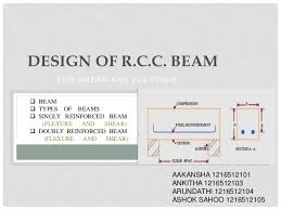 Design Of R C C Beam