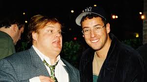 Adam sandler fans should know that there a person in his life who shares his spotlight: Adam Sandler Still Doesn T Understand Why He And Chris Farley Were Fired From S N L Vanity Fair