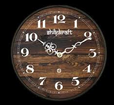 Shilpkraft Metal 12 Inch Wall Clock