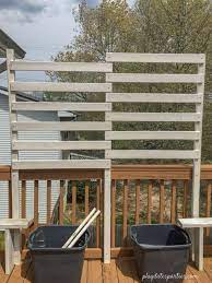 Deck Privacy Screen With Ikea Sultan Lade