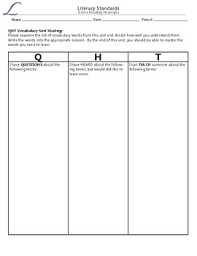 Qht Chart Worksheets Teaching Resources Teachers Pay