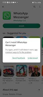 install whatsapp on play
