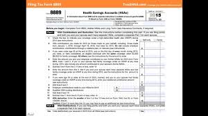 If there are questions about completing this form, please contact our customer care center at the phone number bit card. How To File Hsa Tax Form 8889 Youtube