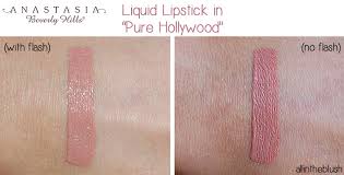 anastasia liquid lipstick in pure