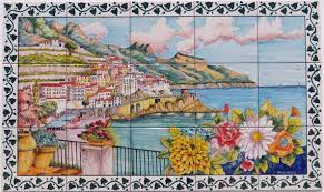 Tiles Ceramic Wall Panel Of The Amalfi