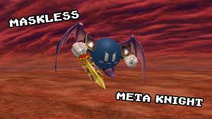 ○juega como kirby en 20 combates del modo brawl. Maskless Meta Knight Super Smash Bros Wii U Mods