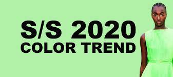 spring summer 2020 color trends
