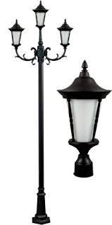 Outdoor electrical installations are no different. Dabmar Gm1103 Led16 B Gabriella Black Led Outdoor Lamp Post Light Fixture Dab Gm1103 Led16 B