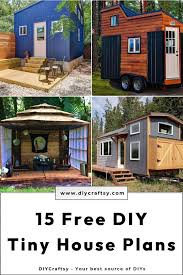 15 free diy tiny house plans to build