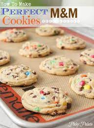 how to make perfect m m cookies the