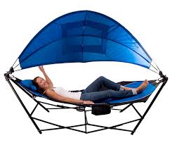 Lazy daze portable steel hammock stand the bottom line is, if you're looking for a foldable hammock stand for the backyard or camping. Kijaro Portable Hammock With Canopy And Cooler
