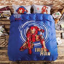 Iron Man Bedding Sets Twin Queen King