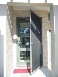 Front Entry Pivot Door With Security