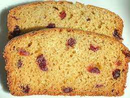 cranberry bread with dried cranberries