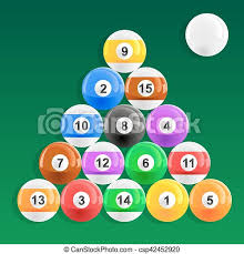 Downloads are subject to this site's term of use. Eight Ball Pool Rack American Pool Balls Racked In 8 Ball Style Canstock