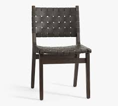 fenton leather dining side chair